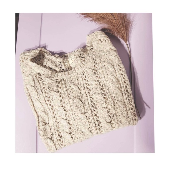 Pink Rose Loose Knit Sweater Small - Picture 11 of 14